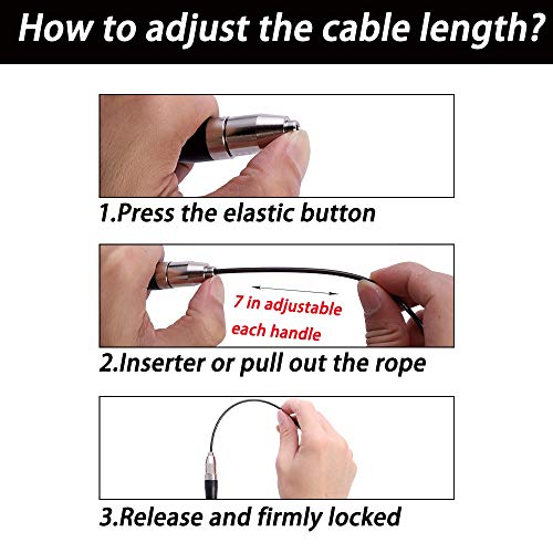 Goothdurs Speed Jump Rope With Ball Bearing - Adjustable & Self-Locking Tangle-Free Aluminum Skipping Ropes With Carrying Pouch Ideal For Crossfit Training, Boxing, And Mma Workouts #TOP3