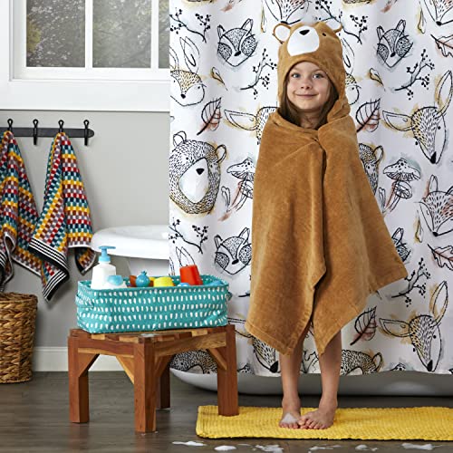 Image of SKL Home Sketched Woodland Hooded Bath Towel 51.00 inch x 23.00 inch