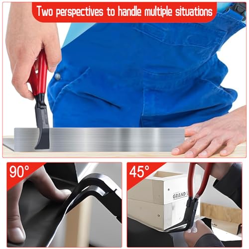 Alicates plegables de 45° y 90° en pack de 2 unidades para doblar chapa de 22 mm 7