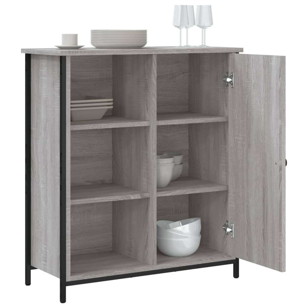 Credenza grigio Sonoma, 70 x 30 x 80 cm, in legno