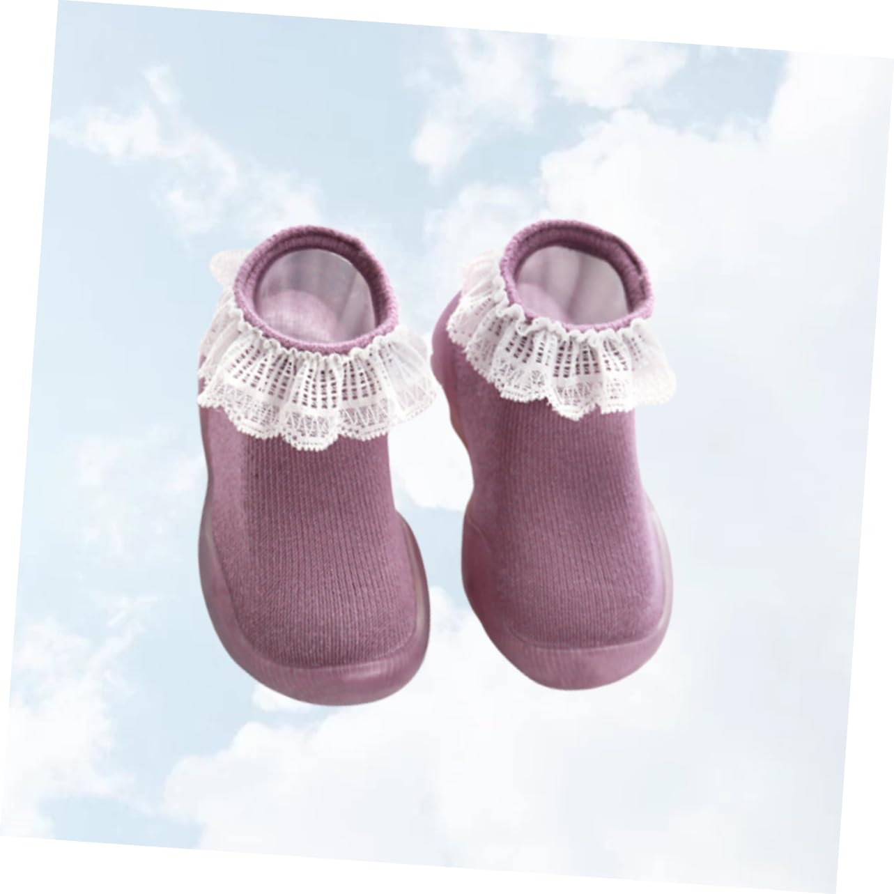 JEWEDECO Grip Socks for Babies Toddlers Non Slip Ankle Socks for Boys and Girls Soft Cotton Warm for Boys Girls Size 20/21