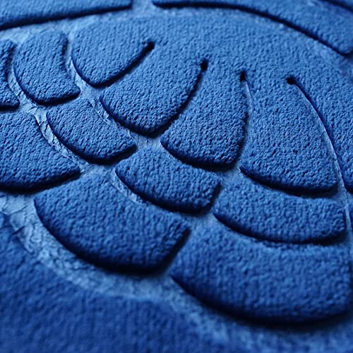 Claean-Acces-Home Wc Deckelbezug Dreiteilige Memory-Schaum-Matte Ottomane Muschelschale Geprägte Toiletten-Bodenmatte… – Bild 8