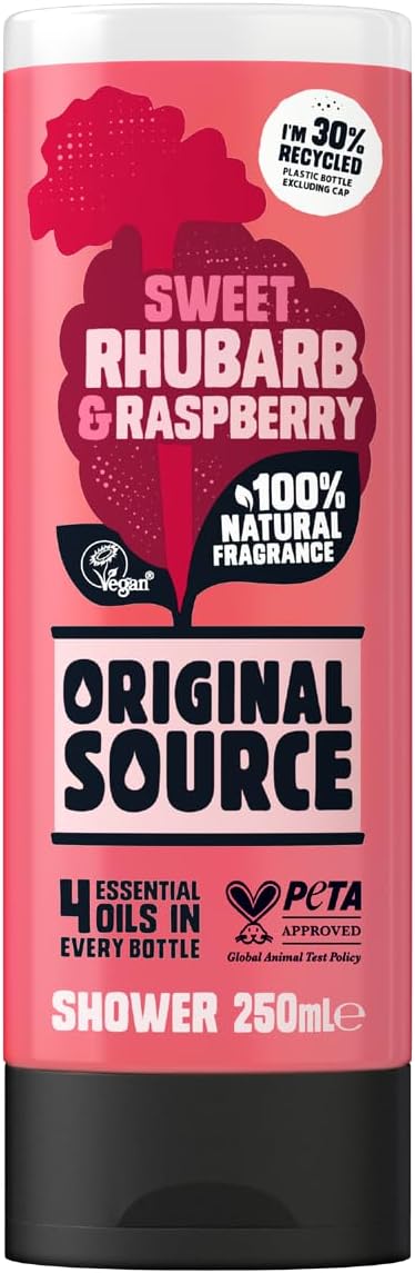 Original Source Rhubarb and Raspberry Shower Gel, 250ml