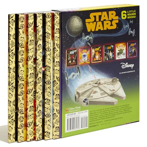 The Star Wars Little Golden Book Library (Star Wars): The Phantom Menace; Attack of the Clones; Revenge of the Sith; A New Hope; The Empire Strikes Back; Return of the Jedi - Image 5