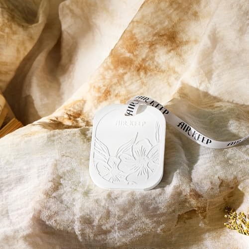 Image of Airkeep Car Air Freshener - Lavender Eucalyptus Handmade Scented Ceramic for Drawers and Closets, Car Air Freshener Gifts for Men Women Car Fragrance