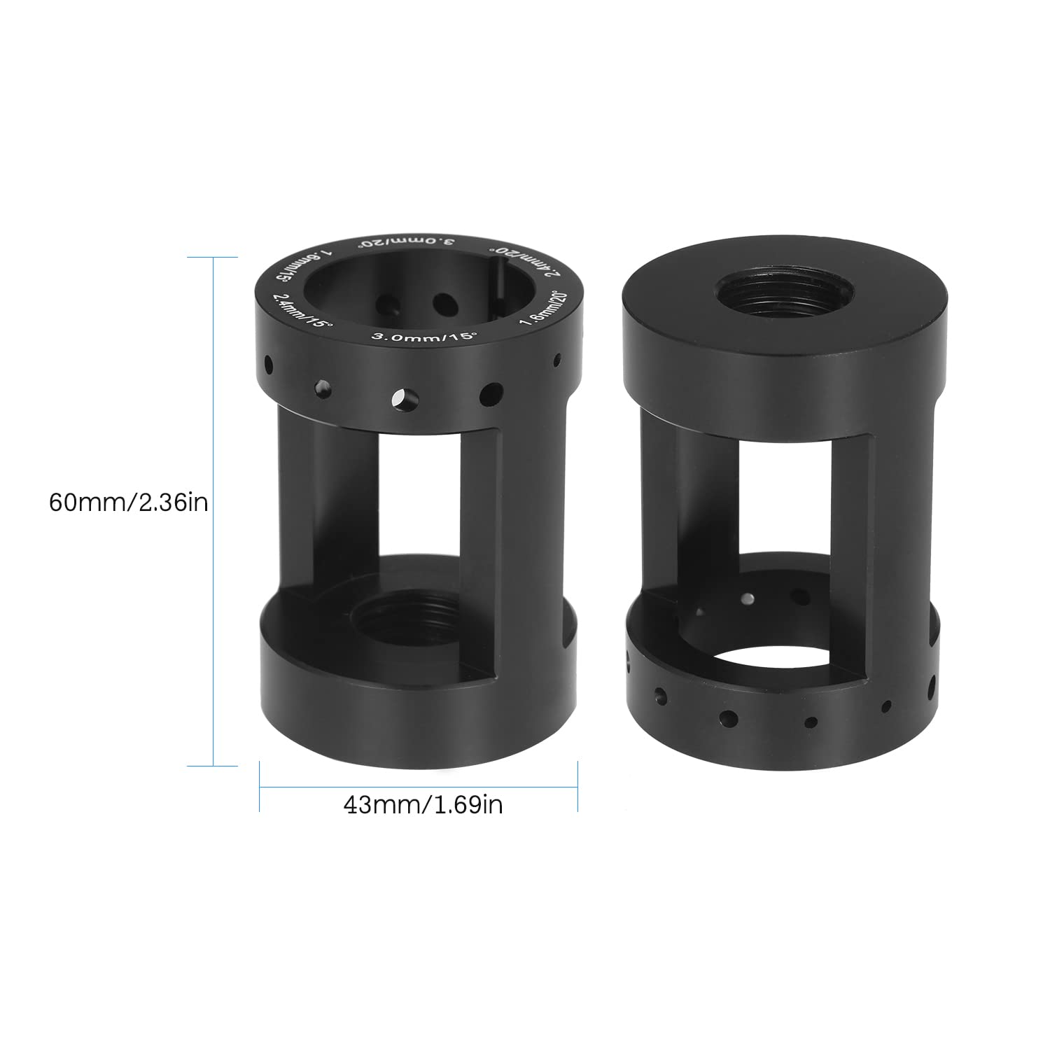 Affûteuse de tronçonneuse portable Meuleuse de chaîne portable Scie électrique Affûteuse d'outils de meulage électrique avec tête de meulage + Guide d'angle + Affûteuse d'électrode de tungstène