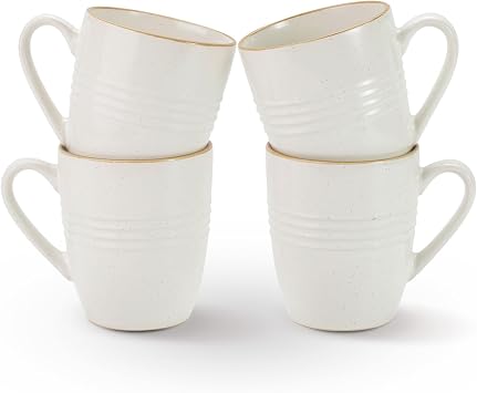 famiware Jupiter Coffee Mugs Set of 4, 13oz Coffee Mug Cups with Handle