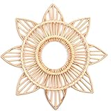 Material: An den aktuellen Trend anpassen, mit natürlichen Materialien, geometrischen Zeichnungen, Retro-Inspiration und neutralen Farben Rattan-Design, geschmacklos, stark, nicht leicht zu beschädigen