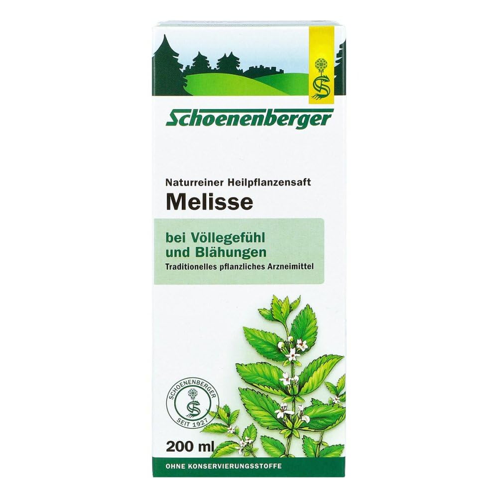 Schoenenberger Naturreiner Heilpflanzensaft Melisse, 200 ml Lösung