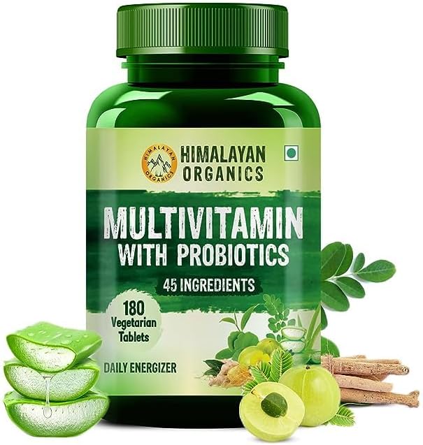 Multivitamin with Probiotics – 45 Ingredients Supplement for Men and Women | | Good for Bone & Joint Support | Gut Health – 180 Veg Tablet Multivitamin with Probiotics – 45 Ingredients Supplement for Men and Women | | Good for Bone & Joint Support | Gut Health – 180 Veg Tablet