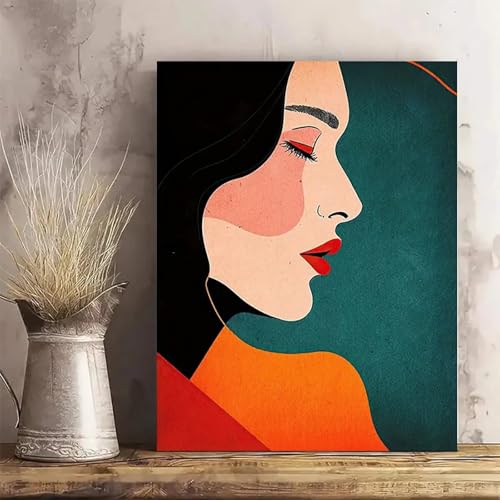 Stampa su tela HD donne astratte moderne poster da parete premium 70x100 cm