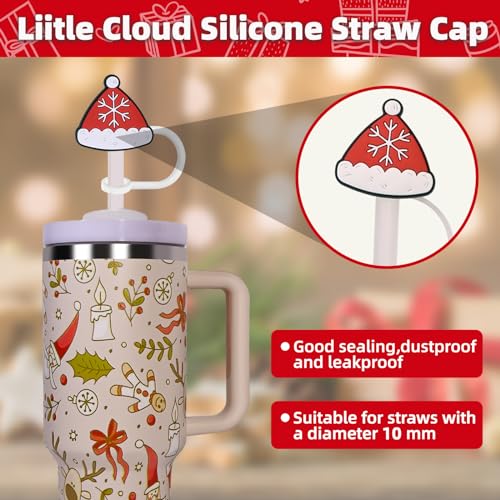 5 Pitillos con Cubiertas de Silicona Navidad miniatura 3
