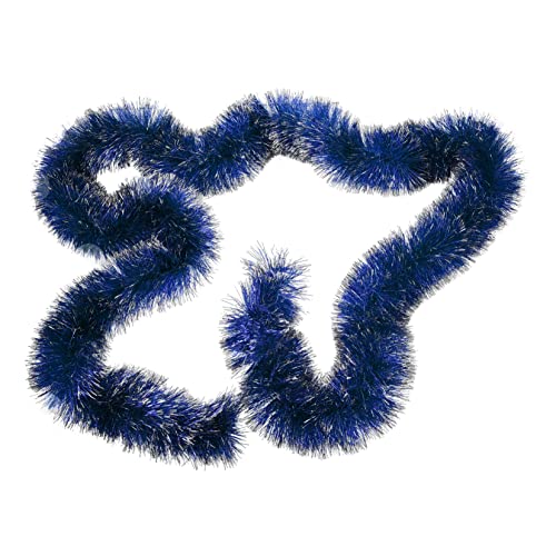 Cabilock 1Pc Christmas Tinsel Garland Hanging Ribbon Decoration for Party Layout Shiny Prop Versatile for Home and Tree Decor