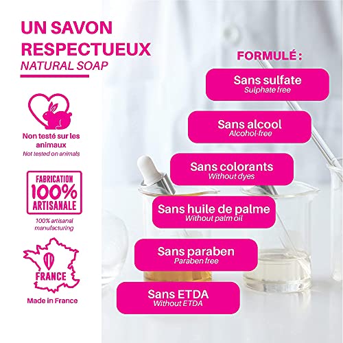 La Maison des Sultans - Aphrodisiakh Mask Soap - Stimuleert de huid en je zintuigen - Ideaal voor gezicht en lichaam… - Image 3