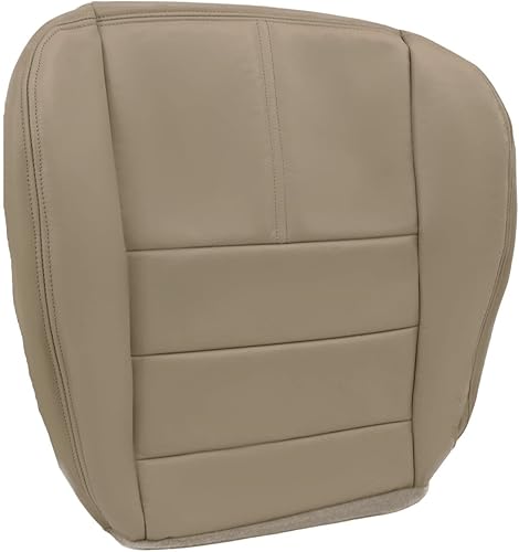 Miniatura 1 de 2008 2009 2010 para Ford F350 Lariat Driver parte inferior de cuero de repuesto cubierta de asiento marrón