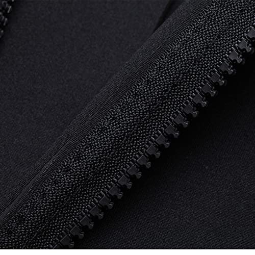 Camiseta de neopreno para perder peso con efecto térmico faja reductora con cremallera 2