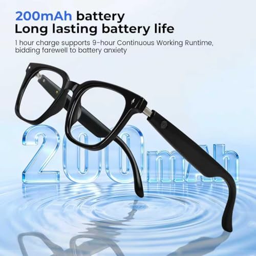 Zephcryst AI Smart Bluetooth Glasses for Men Women – Real-Time Translator, AI Smart Assistant, Music Playback & Hands-Free Calls, Built-in Mic & Speaker for Travel,Work, Driving, Outdoors — view 4