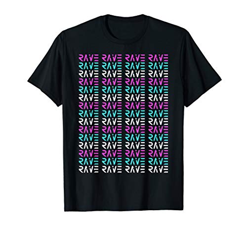 Rave Festival - Techno Drum and Bass blurry design T-Shirt