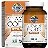 Garden-of-Life-Vitamin-Code-Raw-Iron-Supplement-22mg-Once-Daily-Iron-Vitamins-C-B12-Folate-Fruit-Veggies-Probiotics-Iron-Supplements-for-Women-Energy-Anemia-Support-30-Vegan-Capsules Vitamin Code Raw Iron 30ct Capsules