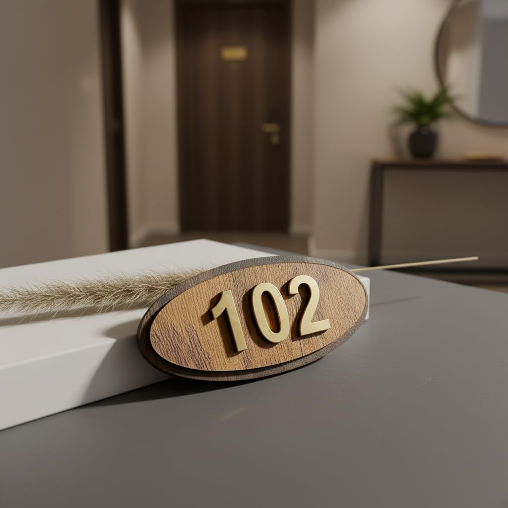 Customized Name Plate for Door Entrance Outdoor | Personalized Housewarming Gifts & Home Decor | Water Proof Name Plate for House | Affordable & Unique Number Plates and Art Name Plaques — Amazon image 8
