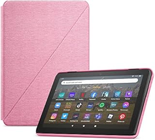 Amazon Fire HD 8 Tablet Cover (Only compatible with 12th generation tablet, 2022 release), Rose