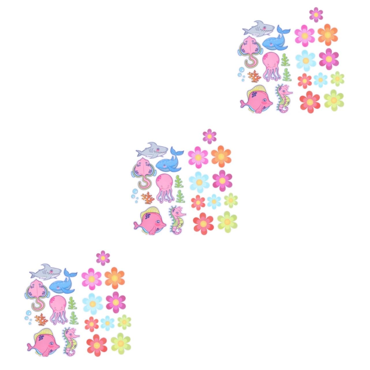 Ciieeo 60 Piezas Pegatinas de baño - Pegatina Antideslizante - Pegatina para bañera calcomanías de bañera calcomanía de bañera Antideslizante calcomanías Antideslizantes Anti Pegatinas PU