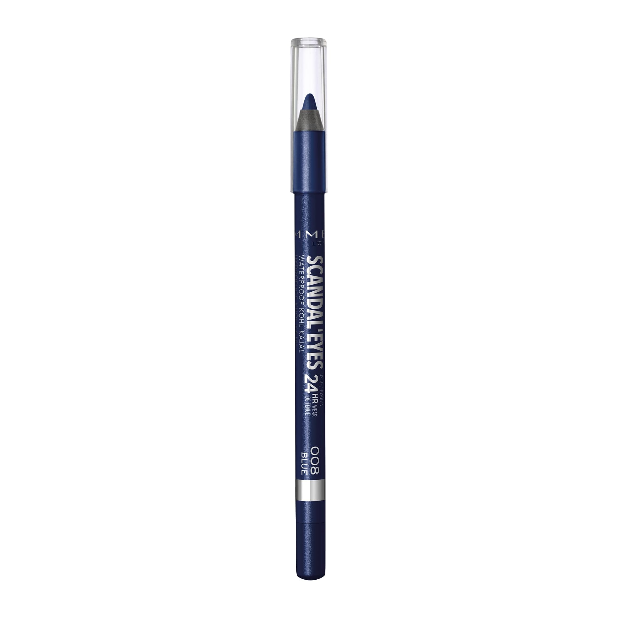 Rimmel Scandal Eyes Waterproof Eyeliner, Blue, 1.3 g Pencil