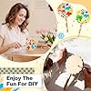 Arrowbash 24 Pcs DIY Rattle Set, Unfinished Blank Wooden Rattle, 6.3 x 3.35 Inch Hand Drum Craft Kit Suitable for Art Painting Education, Social Emotional and Sensitivity #2