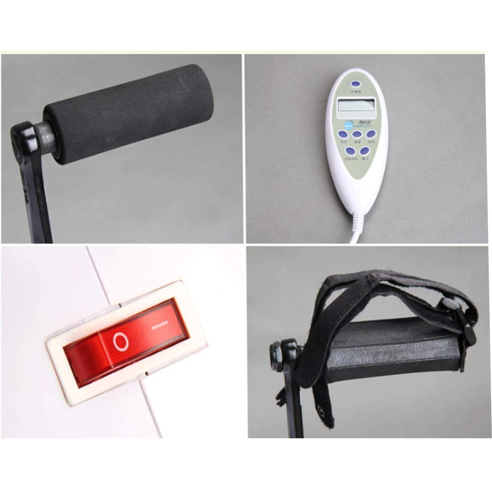 Zmotoryzowany mini elektryczny rower stacjonarny, narzędzie do ćwiczeń pedałowych, sprzęt medyczny fitness dla osób starszych, przenośny cykl fitness do rehabilitacji ramion i nóg (z st