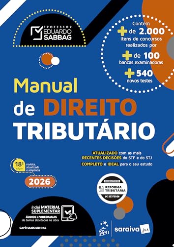 Manual de Direito Tributário - 18ª Edição 2026