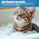 2er Set Katzenhalsbänder, Wasserdicht und Verstellbar, 39cm lang, Mit Natürlichen Ätherischen Ölen, Bietet Komfort und Schutz, Geeignet für Katzen ab 7 Wochen