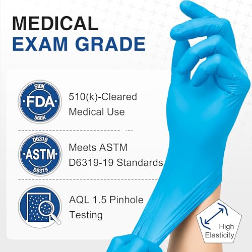 Image of Schneider Black Nitrile Gloves, Gloves Disposable Latex Free, Powder Free