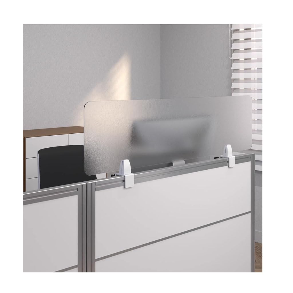 HJYCLFAZU Desk Privacy Divider, Divider Clear Acrylic Plastic Panel Partition Shield Protection For Offices, Schools And Libraries(60x30cm)