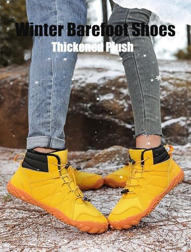 Hrtesus Winter Barefoot Shoes Women Men, Grounding Barefoot Shoes for Winter, Hike Barefoot Shoes Women Men for Walking, Running, Hiking, Outdoor, Camping, Mountaineering2