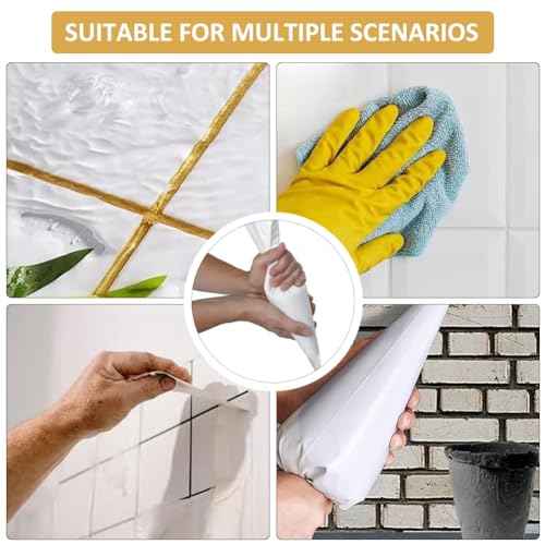 Mörtelbeutel, Fugenfüller-Beutel, 5 Stück Profi Fugenbeutel, Fugenfüller Beutel, Mörtelbeutel, Zement Siegelbeutel, Strapazierfähiger, Spritztüllen, Wiederverwendbar, Für Abdichten und Fugen