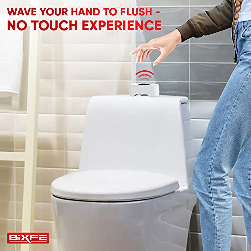Bixfe Automatic Toilet Flusher – Infrared Sensor Touchless Toilet Flusher Kit – Waterproof Abs Design – Automatic Toilet Flusher For Home And Public Use – Easy Installation #TOP1