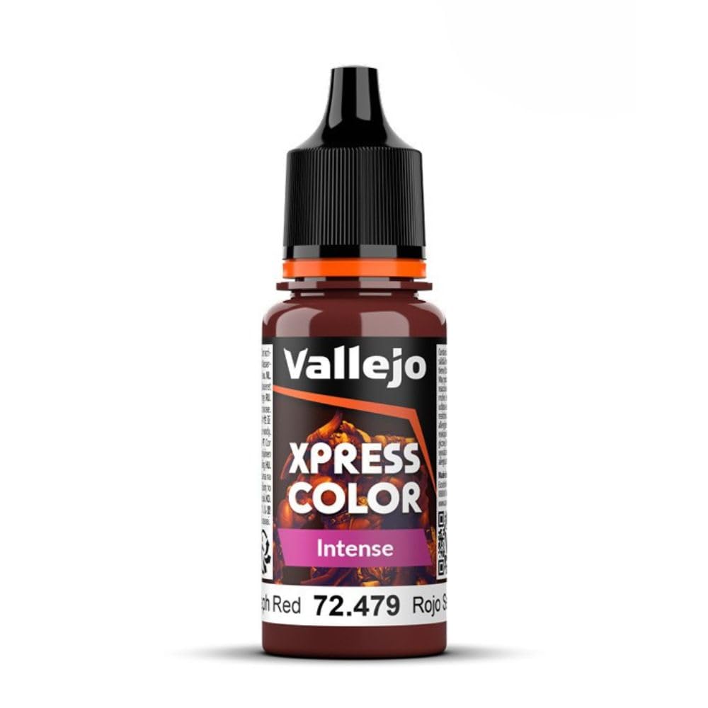 Xpress Color | Intense Seraph Red 18 ml (0.6 fl.oz.) | Speedy Application and Drying | Vibrant and Saturated Tones