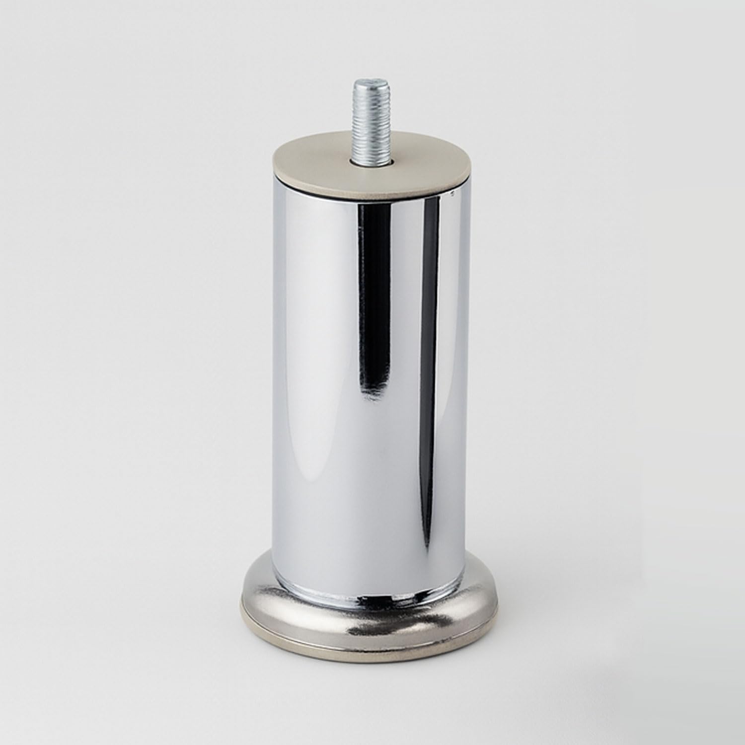 Krom Gümüş 12 cm Kalın 51 mm Metal Mobilya Ayağı Modern Dayanıklı Koltuk Kanepe TV Ünitesi M8 Civata