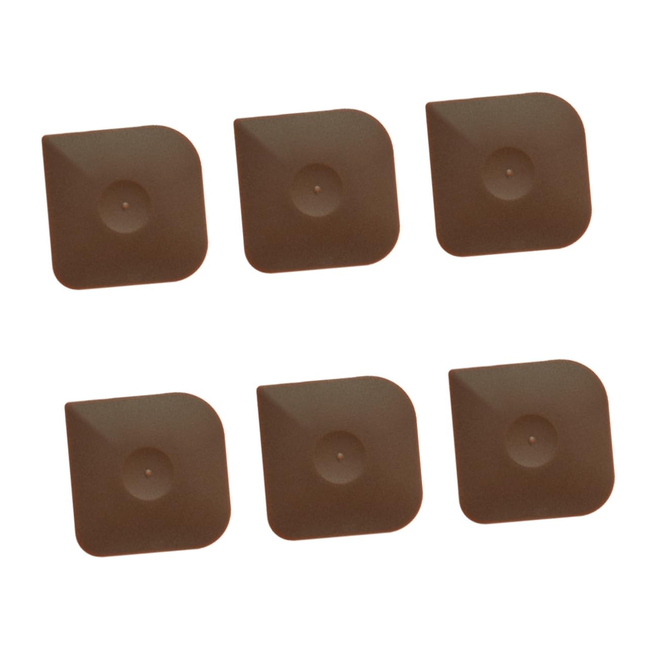 PACKOVE 6Pcs Durable Plastic Pan Scrapers Heat Resistant Kitchen Cleaning Tools for Cookware Grill Pans Non Stick Compact Portable Design for