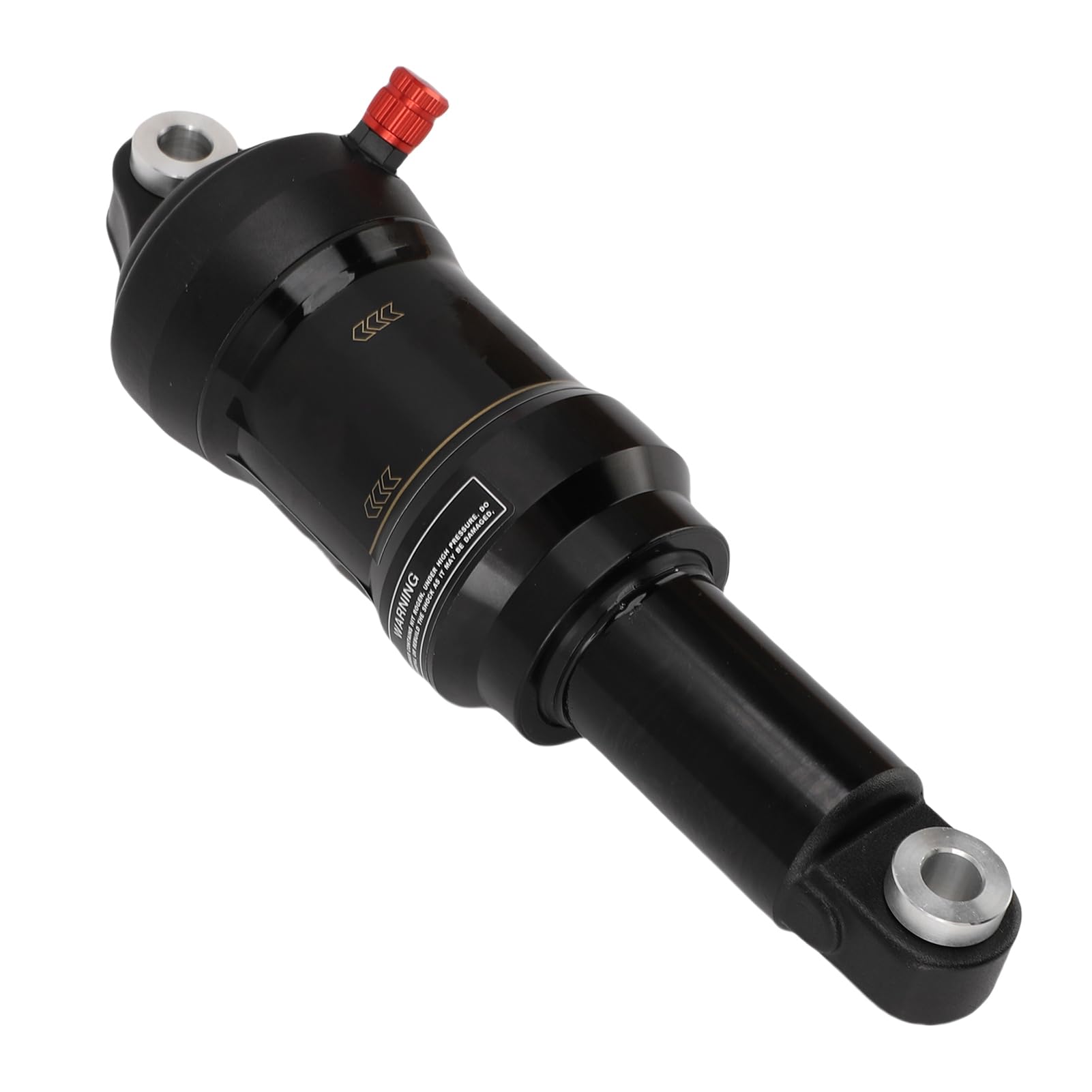 Bediffer Ammortizzatore Posteriore per Bici, Lega di Alluminio Leggera, Ammortizzatore di Pressione Dell'aria da 165 Mm, per Mountain Bike, Discesa Elettrica, per Varie Avventure in Bicicletta (Oro)