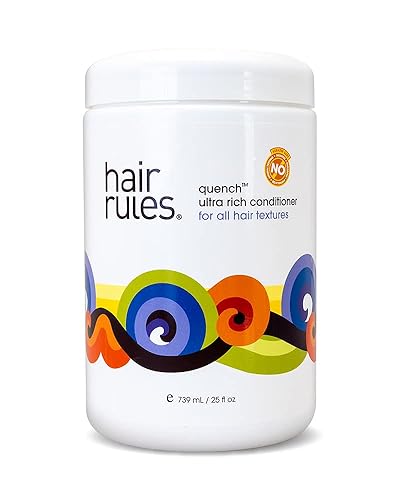 hair rules Acondicionador ultra rico Quench, 25 onzas