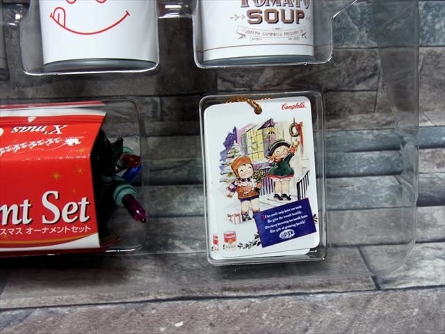 Amazon.co.jp: キャンベル スープ クリスマス オーナメント セット