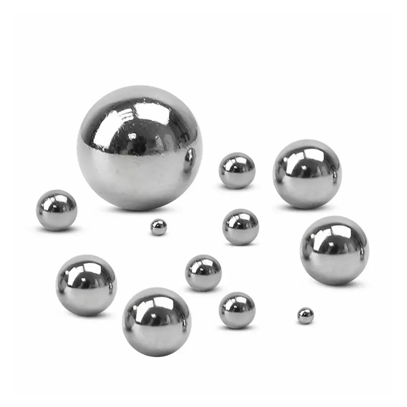 10~1000 Uds 304 bolas de acero inoxidable cuentas esféricas(200Pcs,7.144mm)