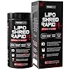 Lipo Shred Rapid XL Weighto Management– Triple Action Fat Shredder with Apple Cider Vinegar, Garcinia Cambogia, Green Tea- 90 Capsules
