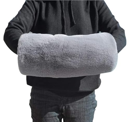ハンドマフ ハンドウォーマー フェイクファー 秋冬 防寒小物 手袋 無地 厚手 昼寝まくら お昼寝 抱き枕 クッション 防寒グッズ 裏起毛 保温 冷え防止 オフィス デスクワーク 部屋 学校 旅行用 通勤 通学 男女兼用 クリスマスプレゼント