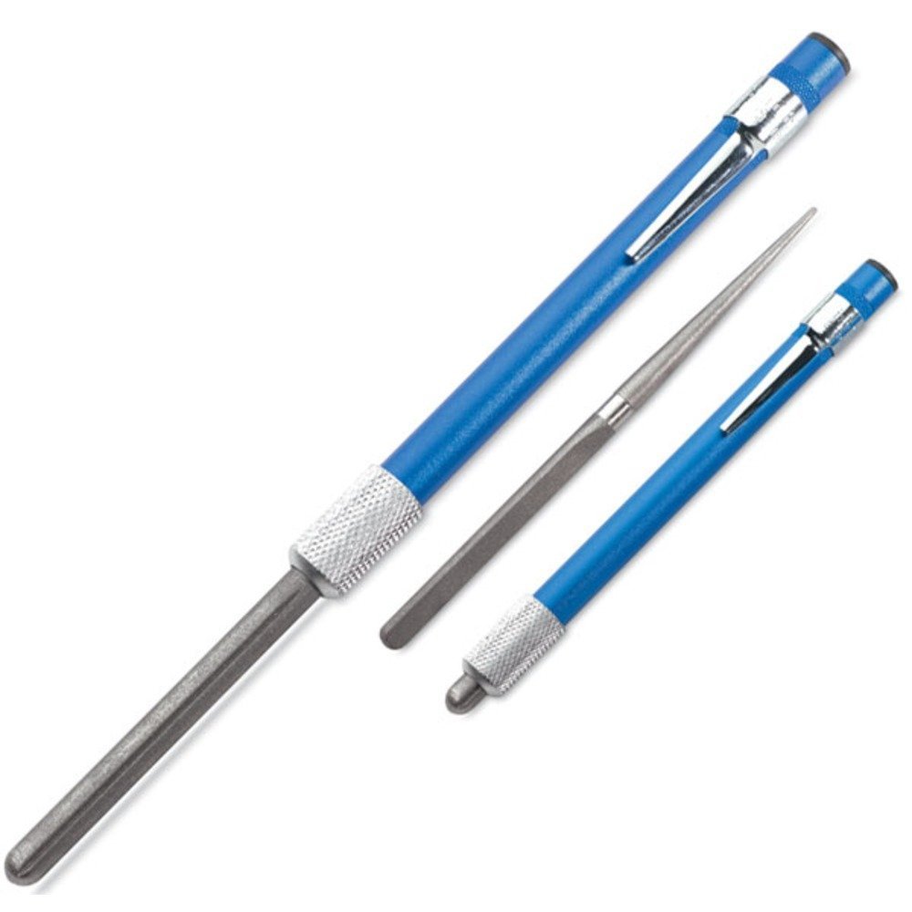 ShoplineKnife Sharpener, Portable Retractable Diamond Knife Sharpening Steel Rod for Kitchen Outdoor Better Grit