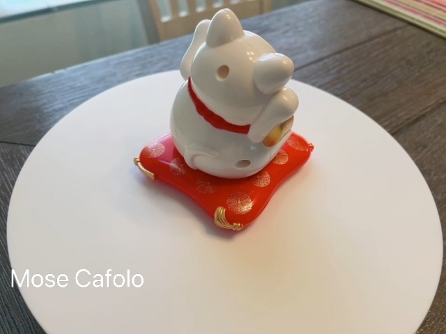 Amazon.com: Mose Cafolo Solar Energy Powered White Maneki Neko