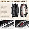 RAINSMORE Sac Cabas Femm avec Clutches Grand Sac a Main pour Les Cours Lycee Sac Ordinateur Portable 15,6 Pouces pour Travail Affaires Etudiante Noir #2