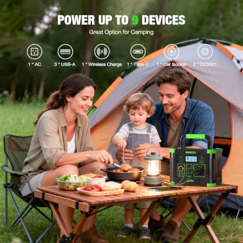 GRECELL 330W Portable Power Station with 100W Solar Panel by GRECELL - Image 4