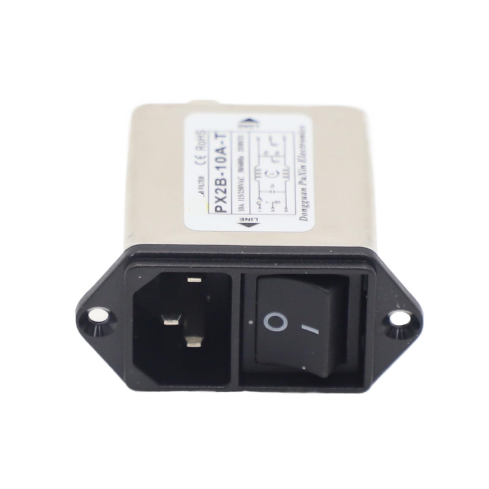 Filtro antiinterferencias multifuncional PX2B-10A-T(02) con luz integrada